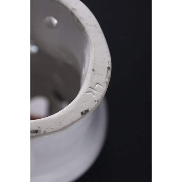 Ceramic cat tealight cover, kitty lantern, vintage cat lady home decor - Picture 9 of 10